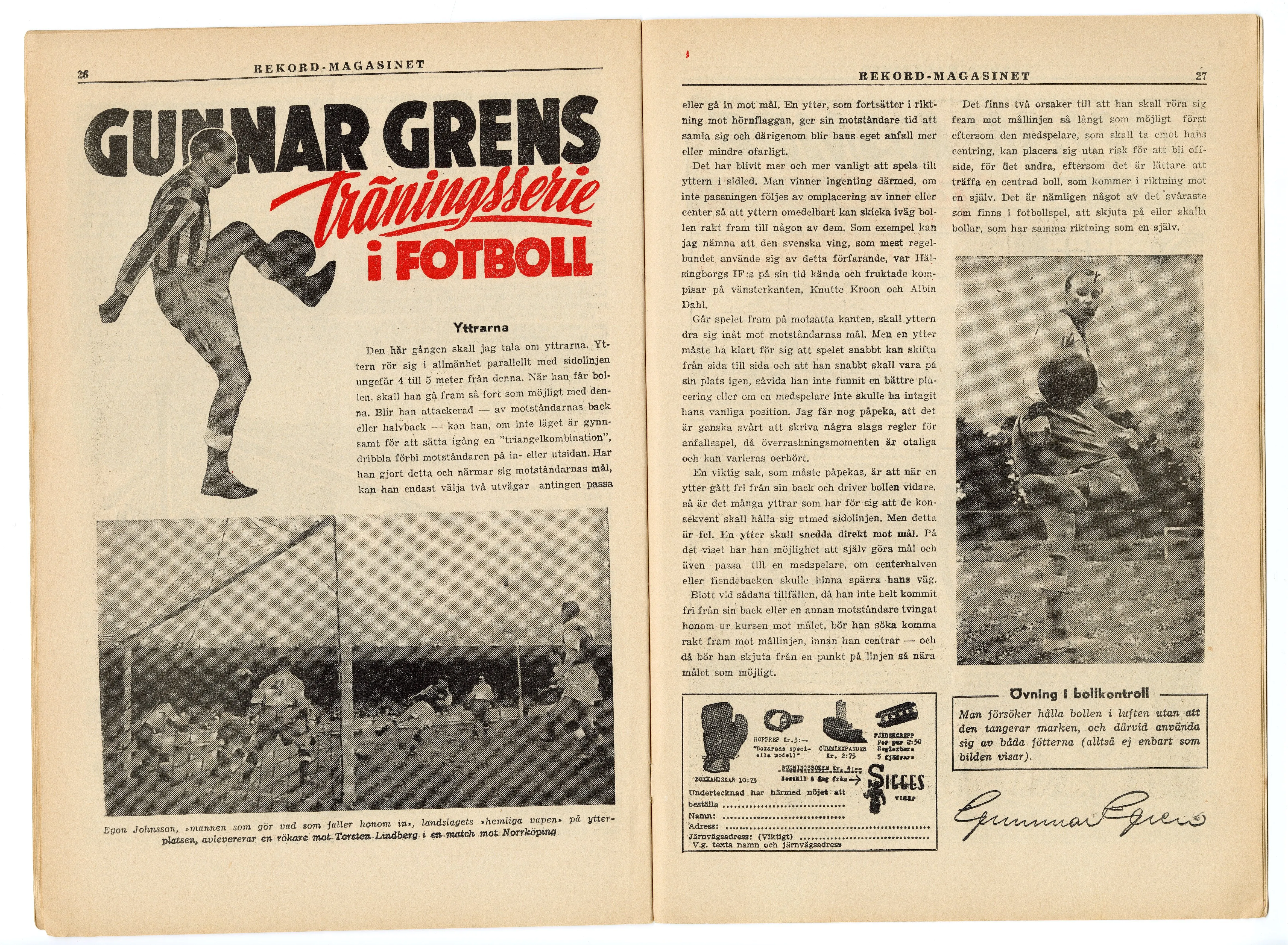 1949 July German REKORD MAGAZINE, Boxing, Sports, Joe Weidon