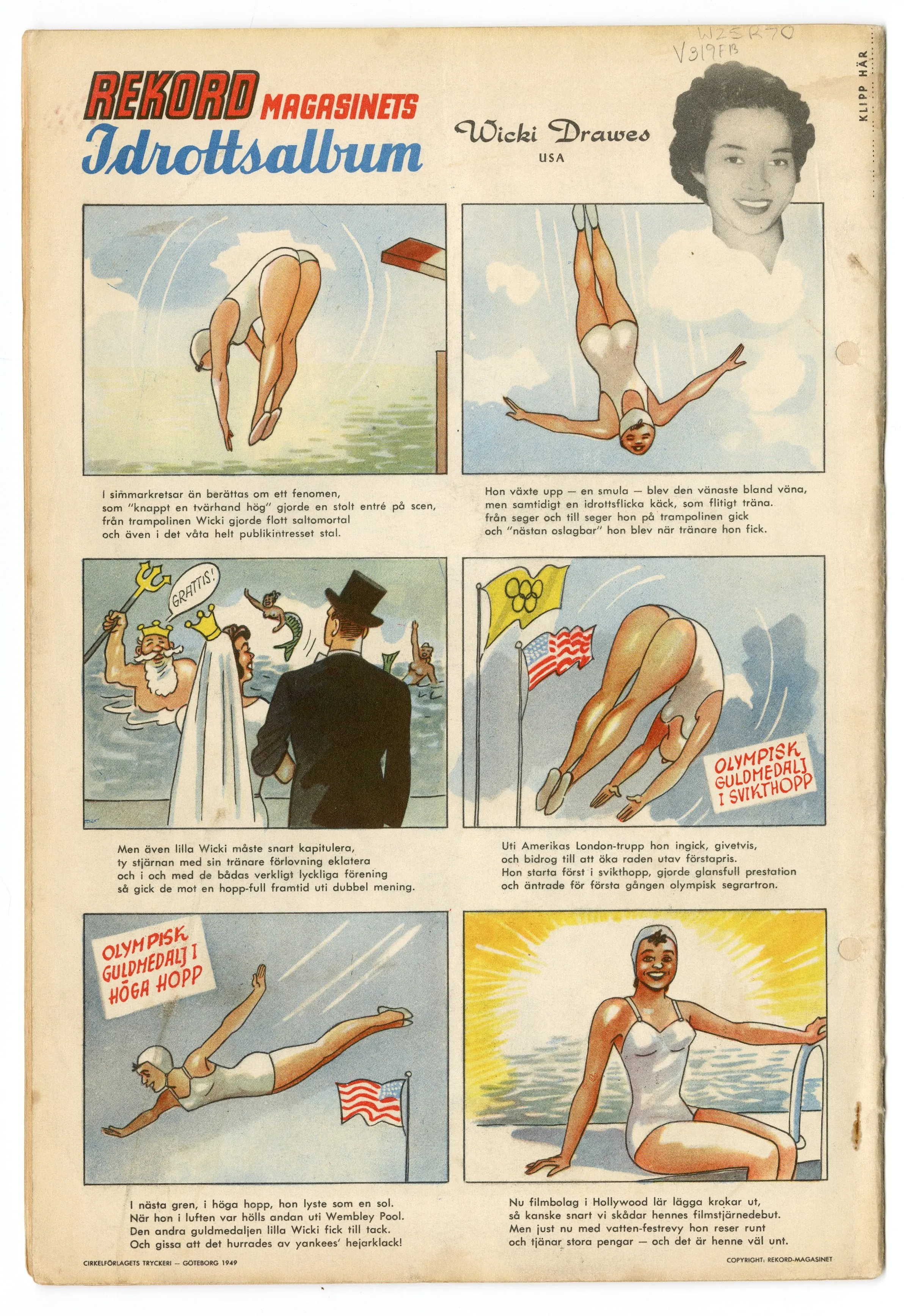 1949 July German REKORD MAGAZINE, Boxing, Sports, Joe Weidon
