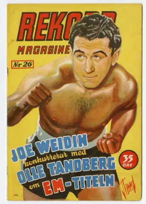 1949 July German REKORD MAGAZINE, Boxing, Sports, Joe Weidon
