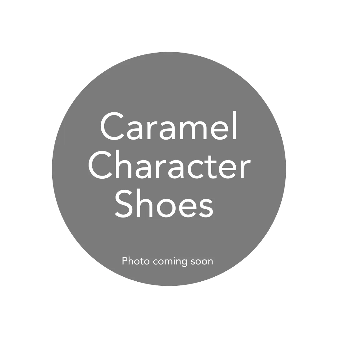 3" Character Shoe Heel - Caramel