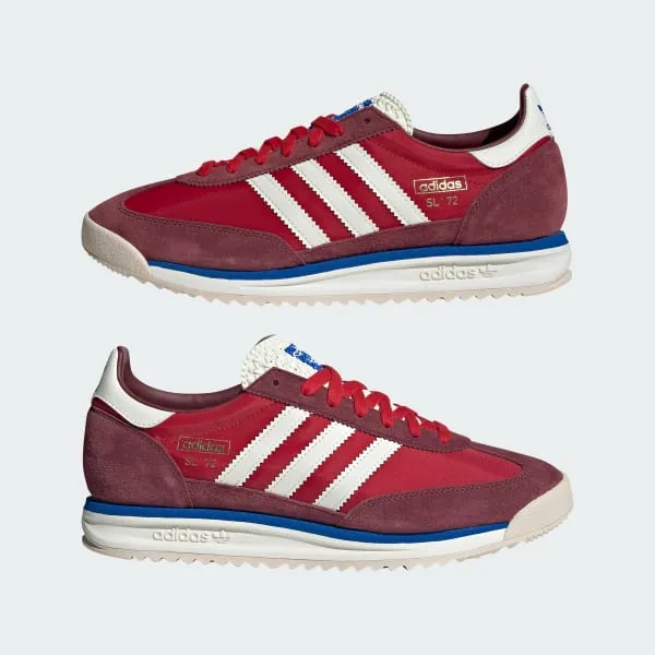 Adidas Men's Sl 72 Rs Shoes - Shadow Red / Off-White / Blue
