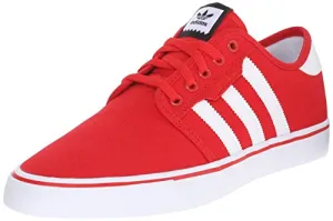 adidas Originals Men's Seeley Skate Shoe,Scarlet/White/Black,6 M US