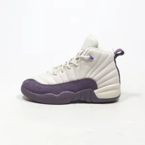 Air Jordan Jordan 12 Sport Shoes Leather Beige Color For Kids