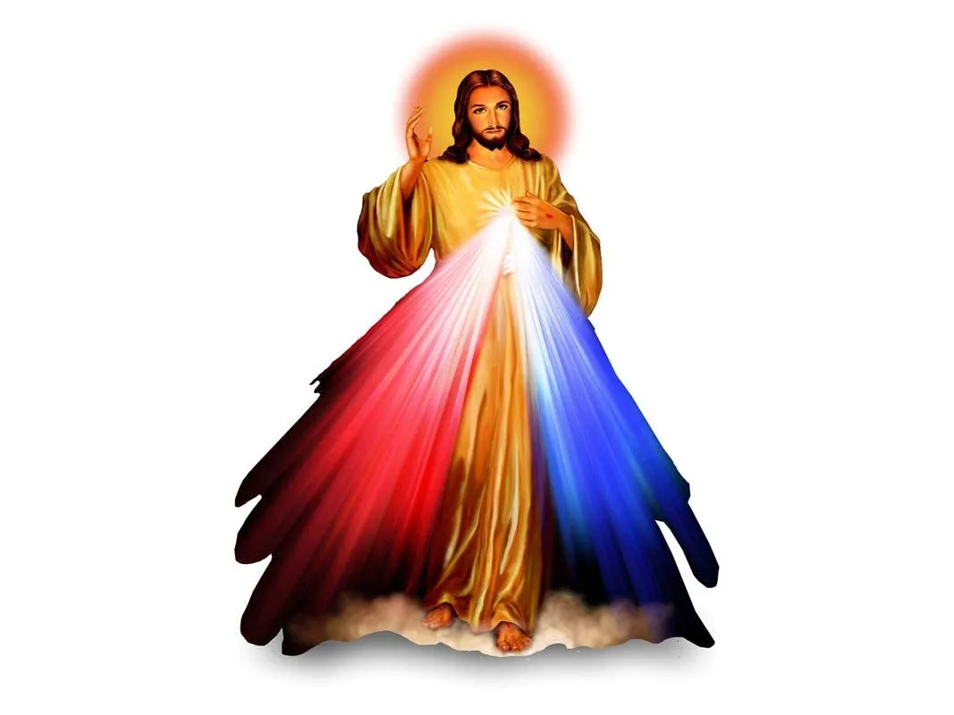 Akki Wold Jesus_Christ Wall Sticker for Living Room/Bedroom/Office and All Decorative Stickers (Size :- 51 X 61 cm)