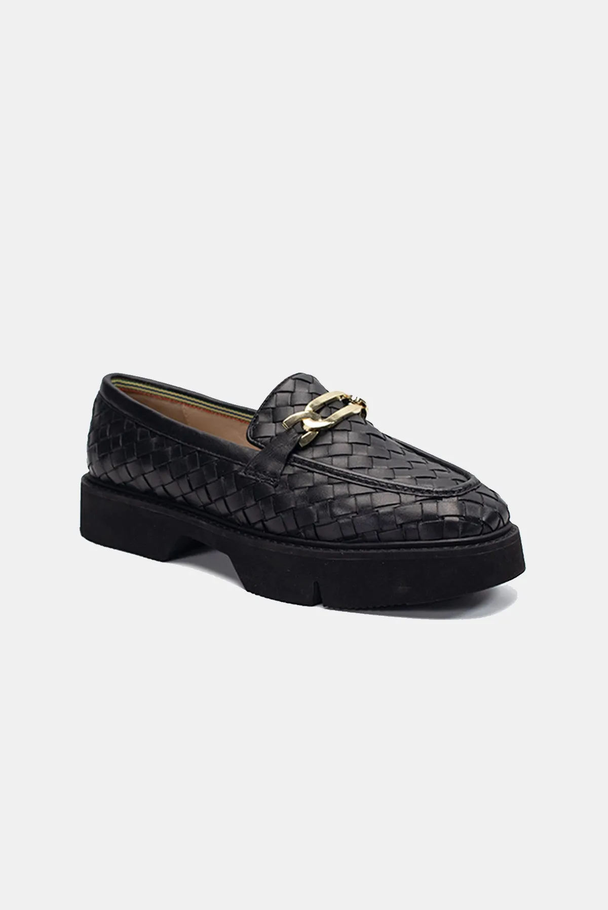 Autumn Woven Loafers - Black
