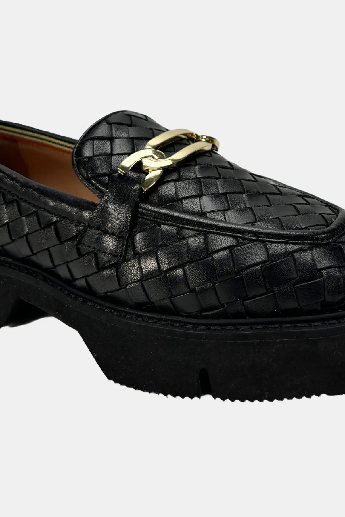 Autumn Woven Loafers - Black