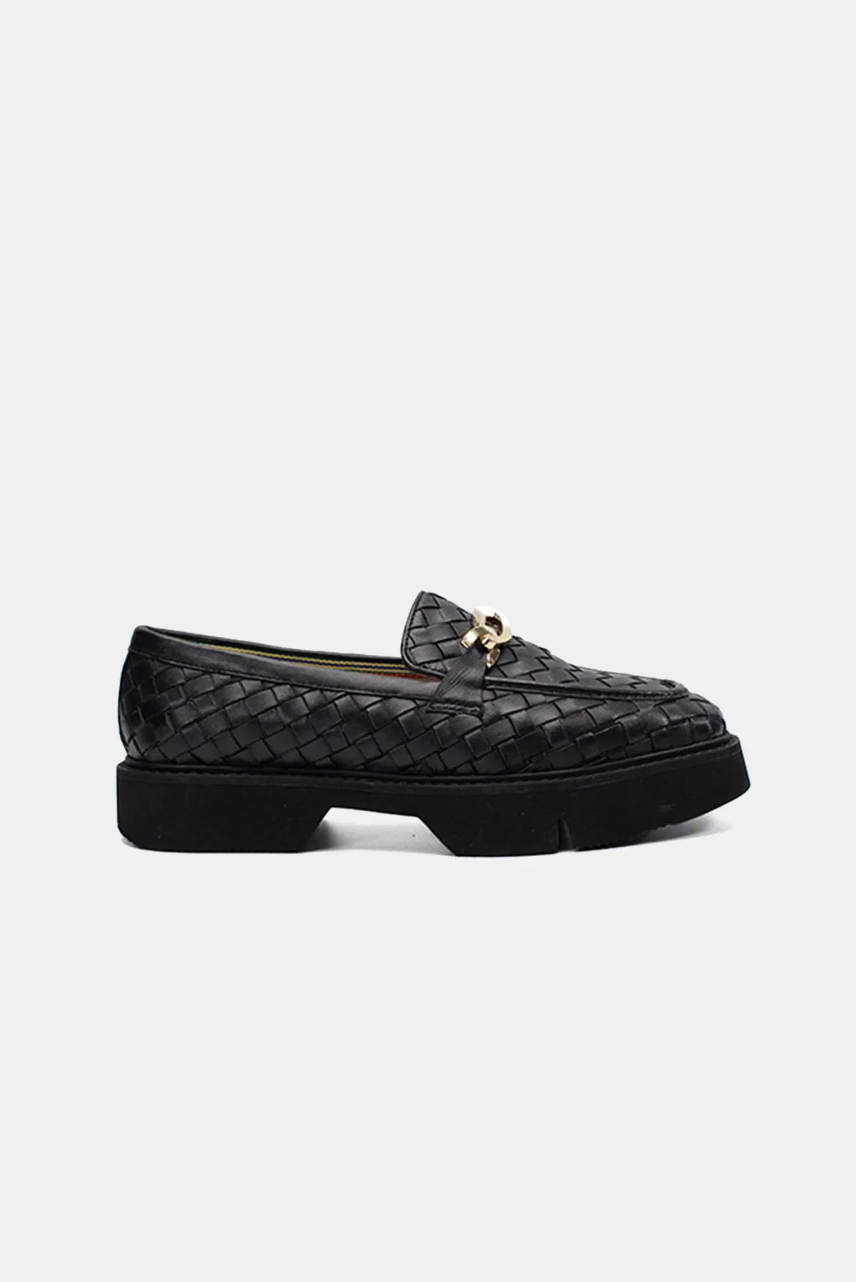 Autumn Woven Loafers - Black