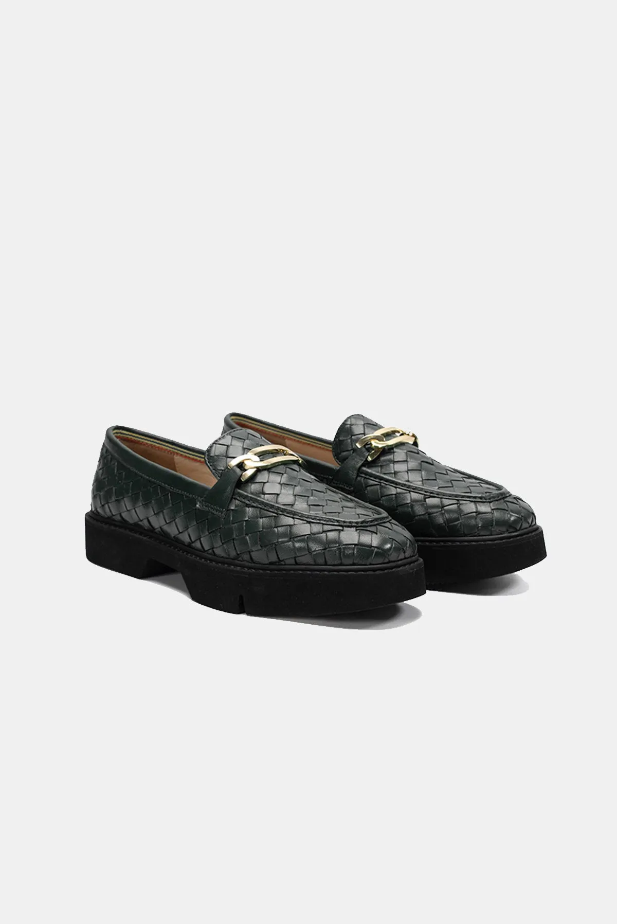 Autumn Woven Loafers - Black