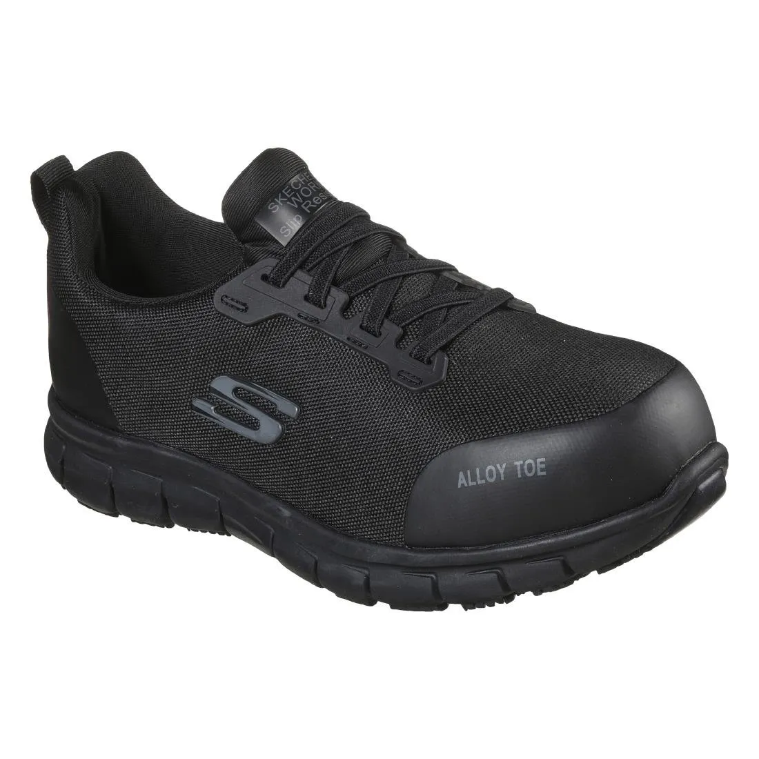 BB670-40 Skechers Womens Safety Shoe with Steel Toe Cap - Size 40 (UK 7)
