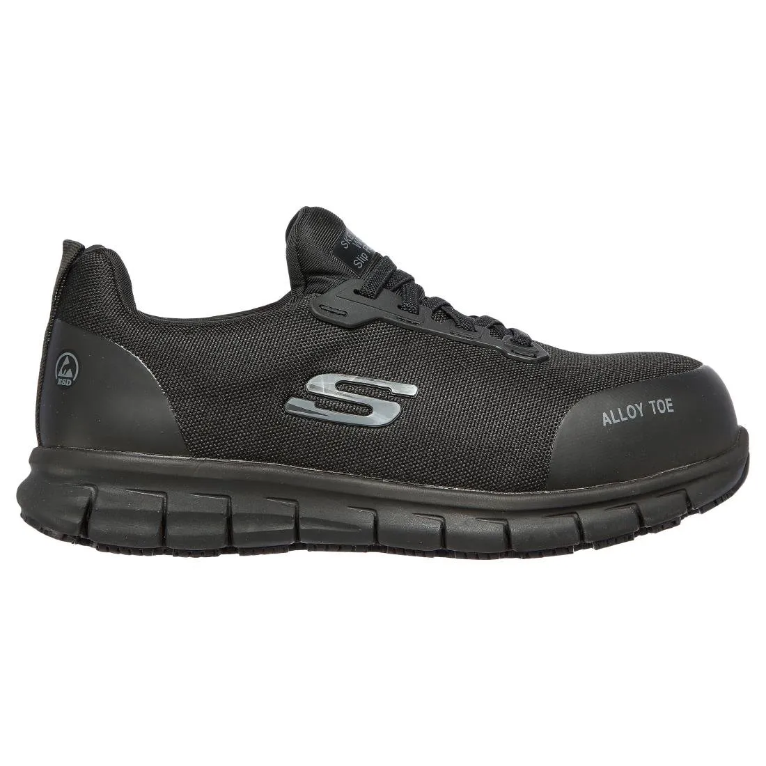 BB670-40 Skechers Womens Safety Shoe with Steel Toe Cap - Size 40 (UK 7)
