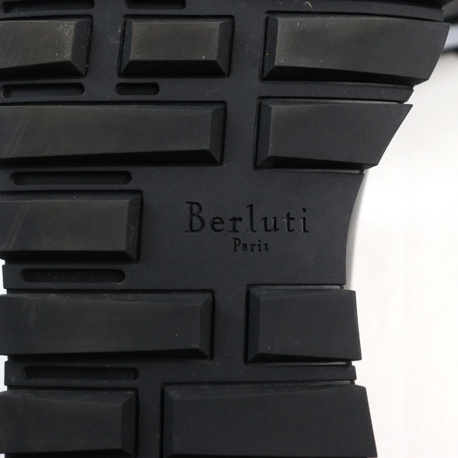 Berluti Leather Fast Track Scritto Sneakers