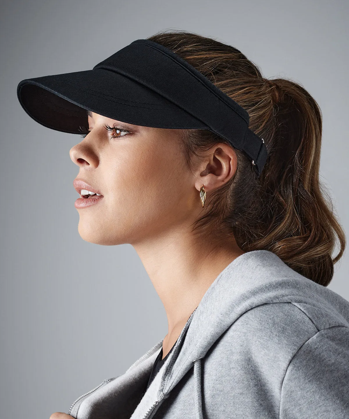 Black - Sports visor