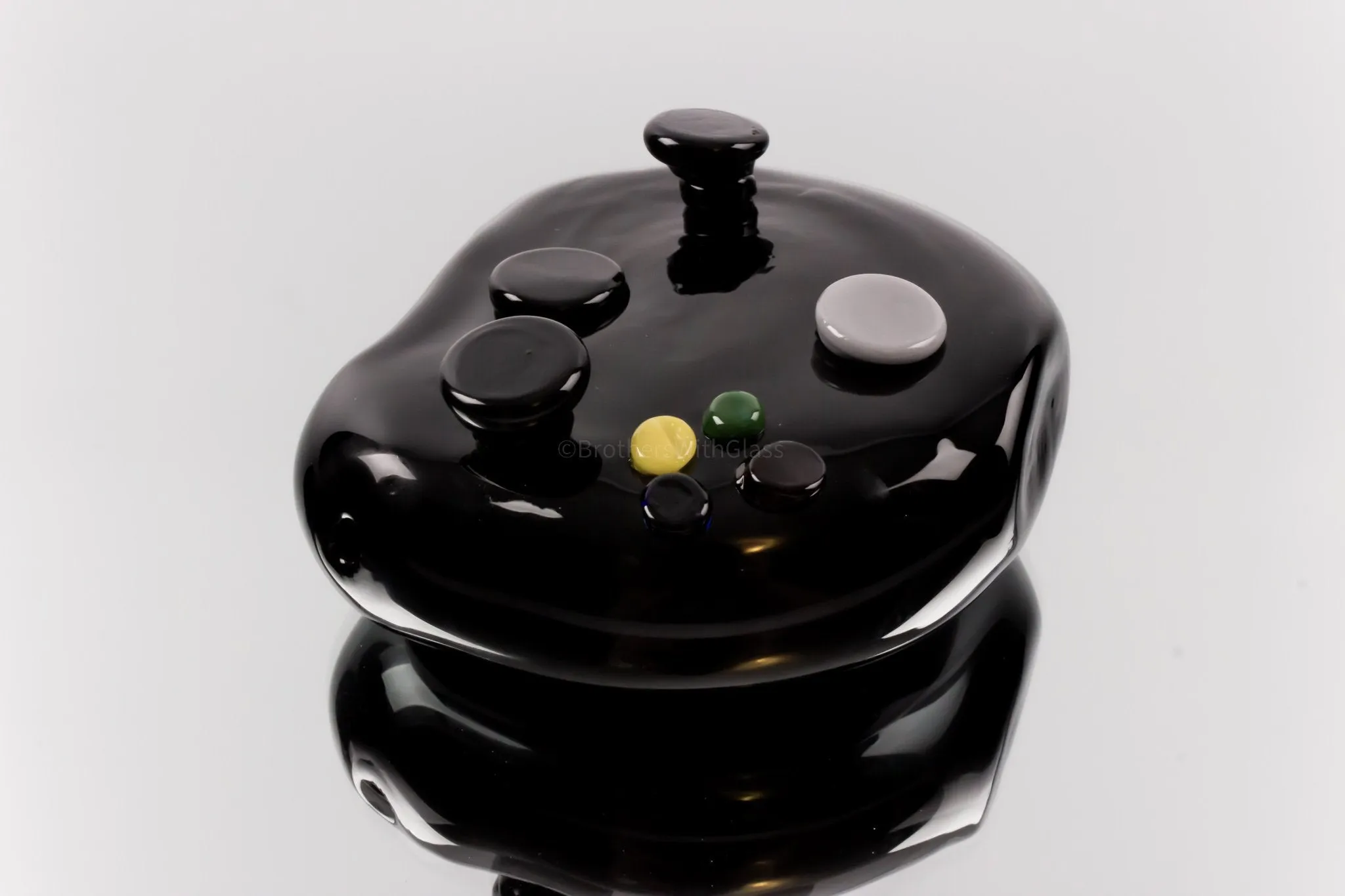 Blowfish Glassworks Sculpted The Box Control Hand Pipe