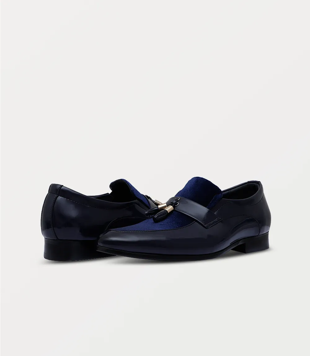 BM6797-BLUE-Men Slip On