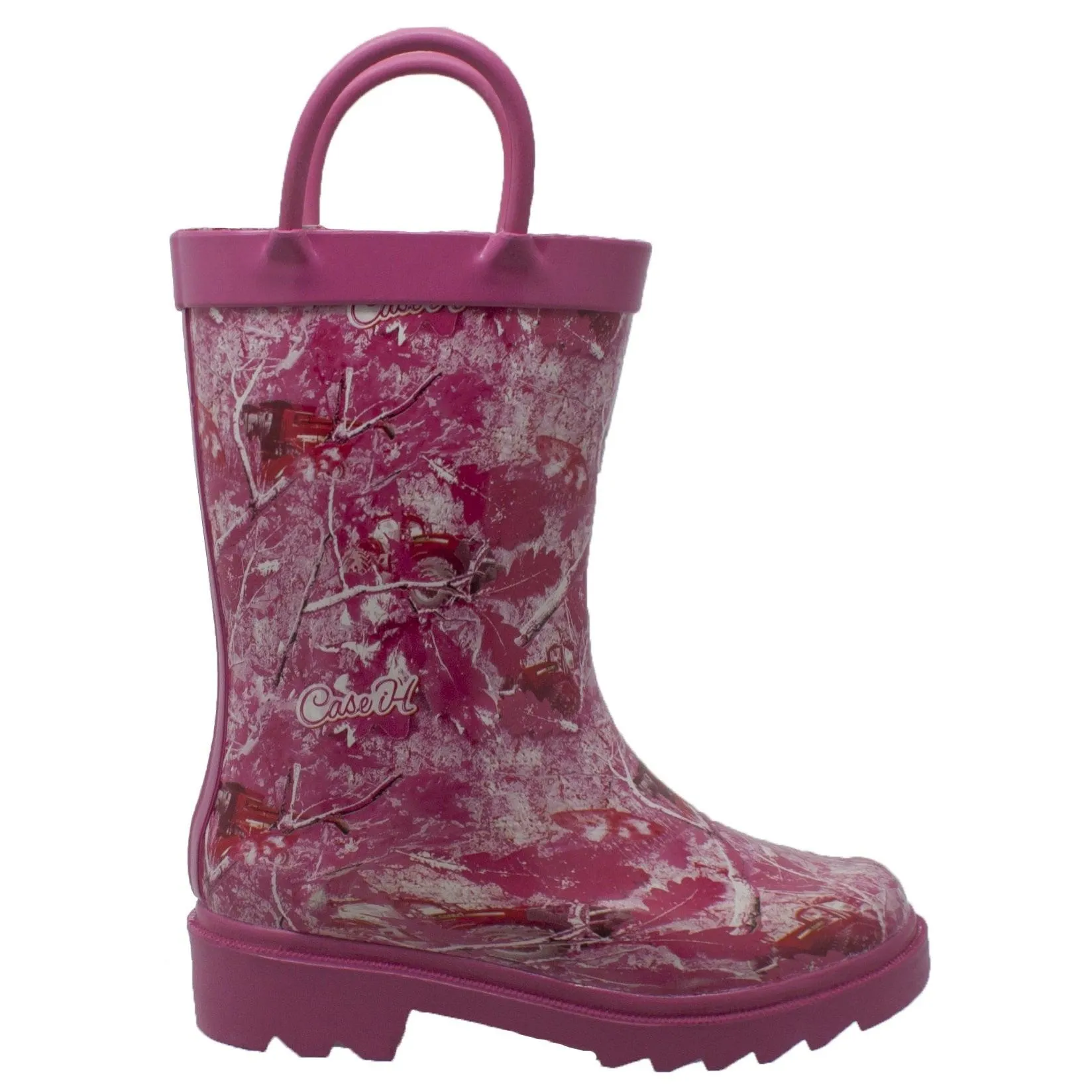 Case IH Children's Camo Rubber Boot Pink