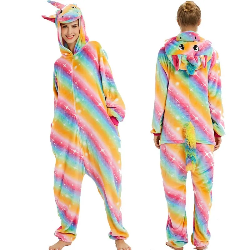 Christmas Pajamas Matching Family Pyjamas Anime Unicorn Pajamas Winter Sleepwear