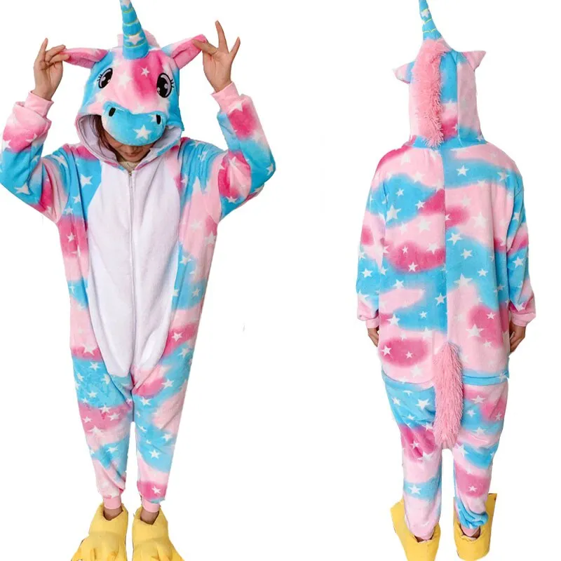 Christmas Pajamas Matching Family Pyjamas Anime Unicorn Pajamas Winter Sleepwear