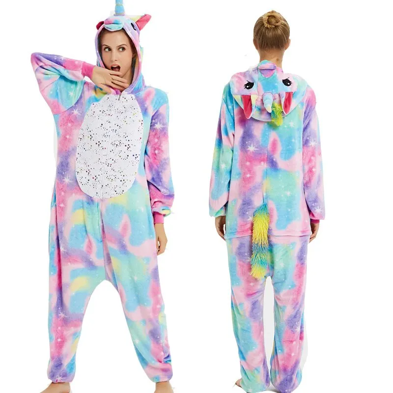 Christmas Pajamas Matching Family Pyjamas Anime Unicorn Pajamas Winter Sleepwear