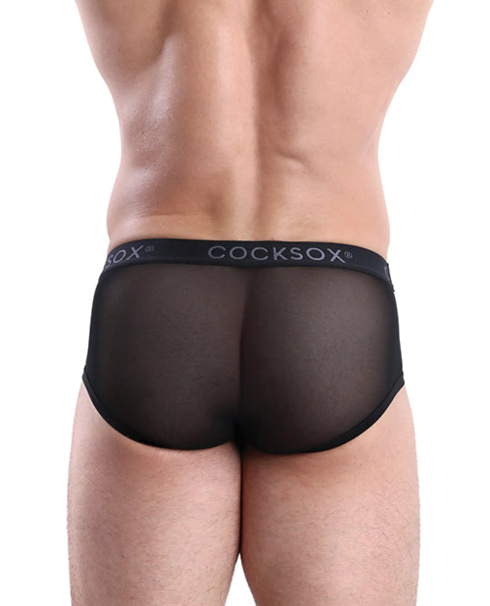 Cocksox Mesh Contour Pouch Sports Brief Black Shadow