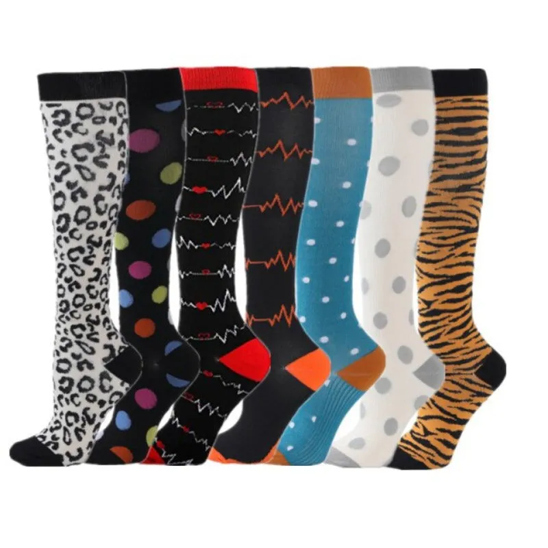 Colorful Compression Stocking For Women (7-Pack)