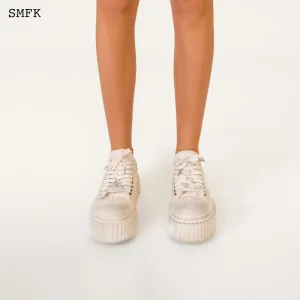 Compass Rove Skater Shoes In Cream