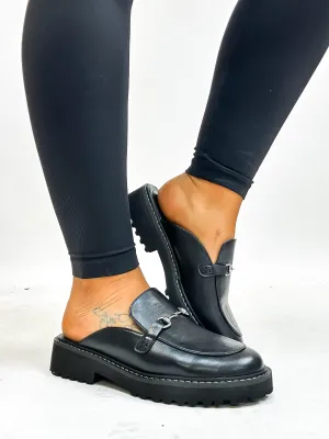 Corky's Black Smooth Wingin It Shoes FINAL SALE