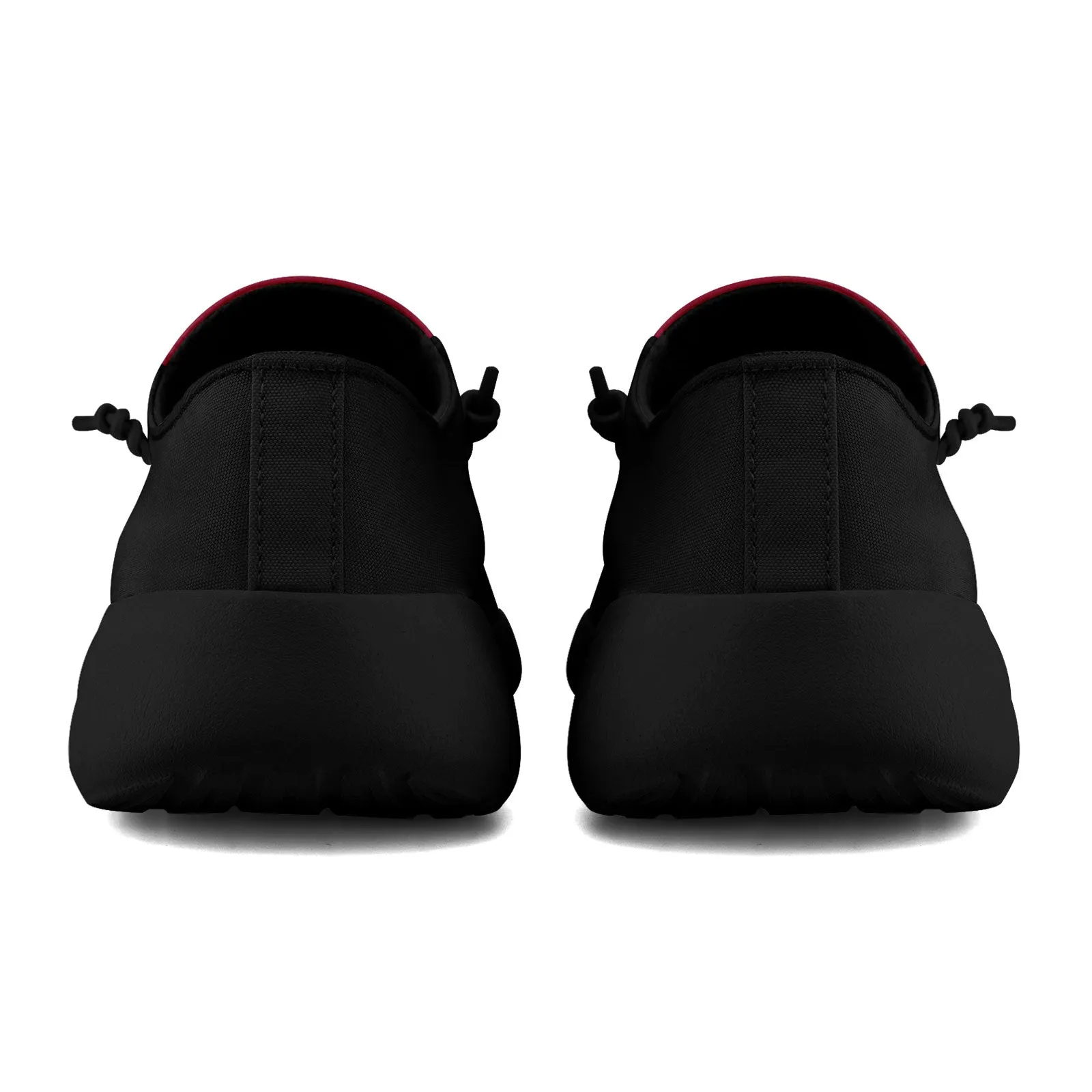 Custom Arizona Black Red Shoes Personalized Sneaker FN018-D020278-1
