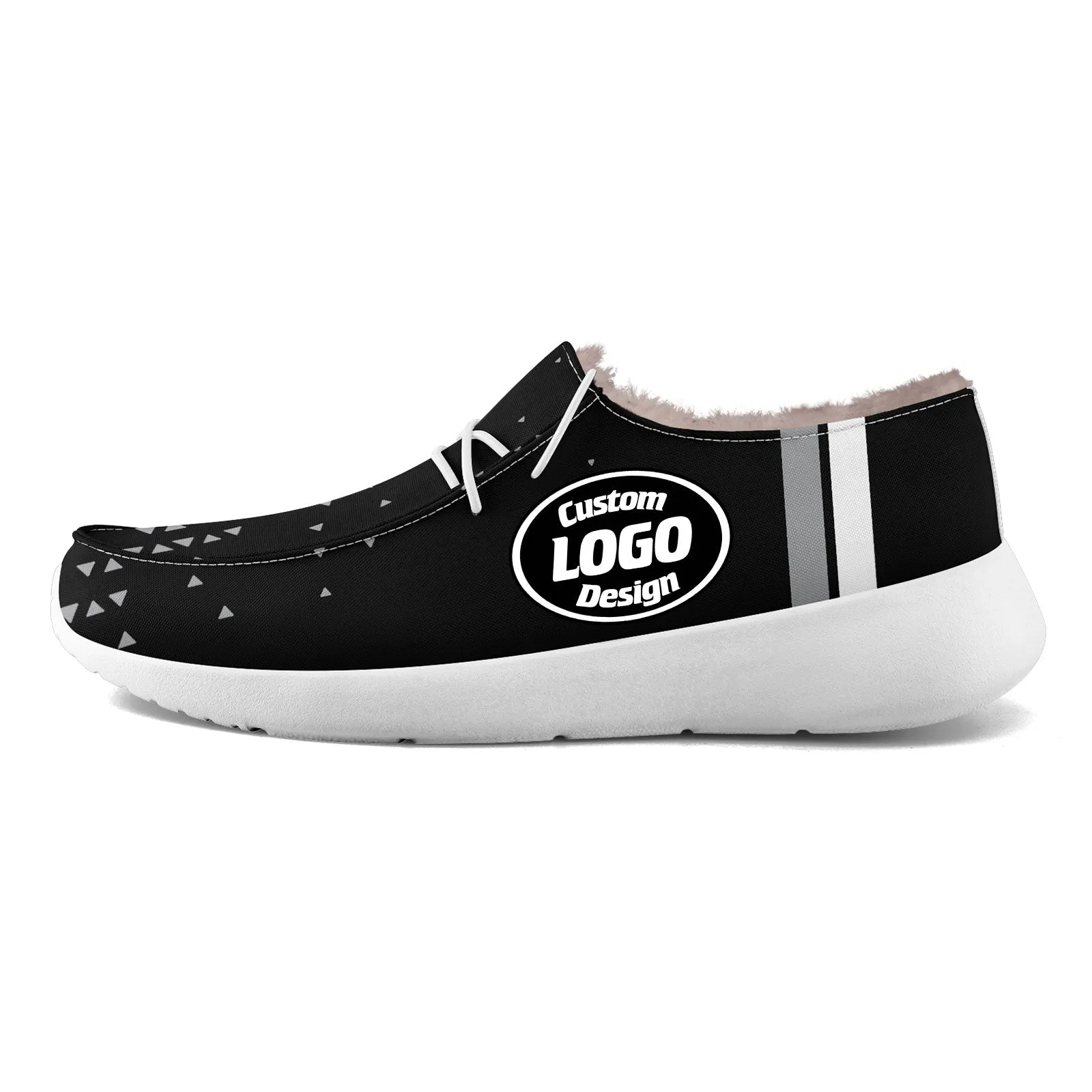Custom Black Gray Las Vegas Shoes Personalized Sneaker FN042-D020279-20