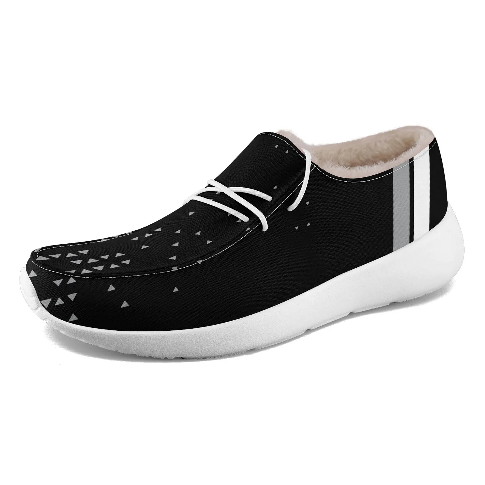 Custom Black Gray Las Vegas Shoes Personalized Sneaker FN042-D020279-20