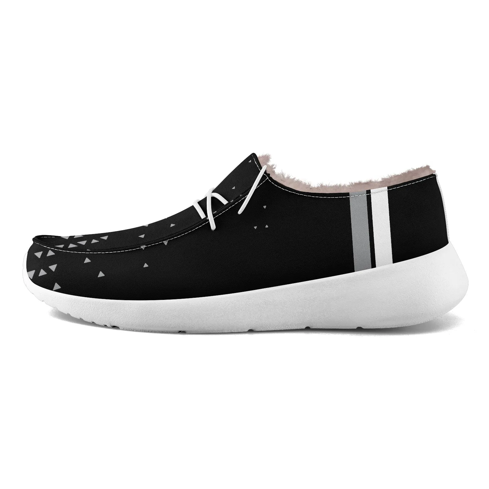 Custom Black Gray Las Vegas Shoes Personalized Sneaker FN042-D020279-20