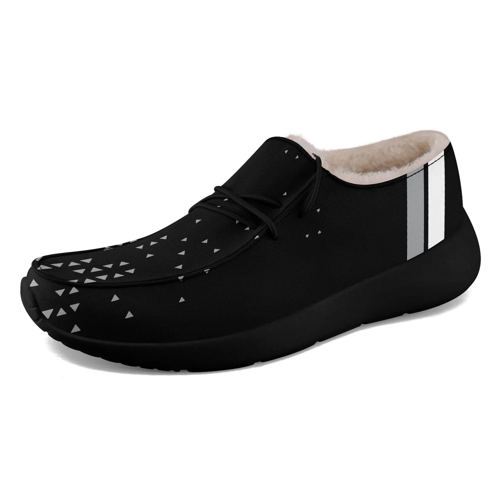 Custom Black Gray Las Vegas Shoes Personalized Sneaker FN042-D020279-20