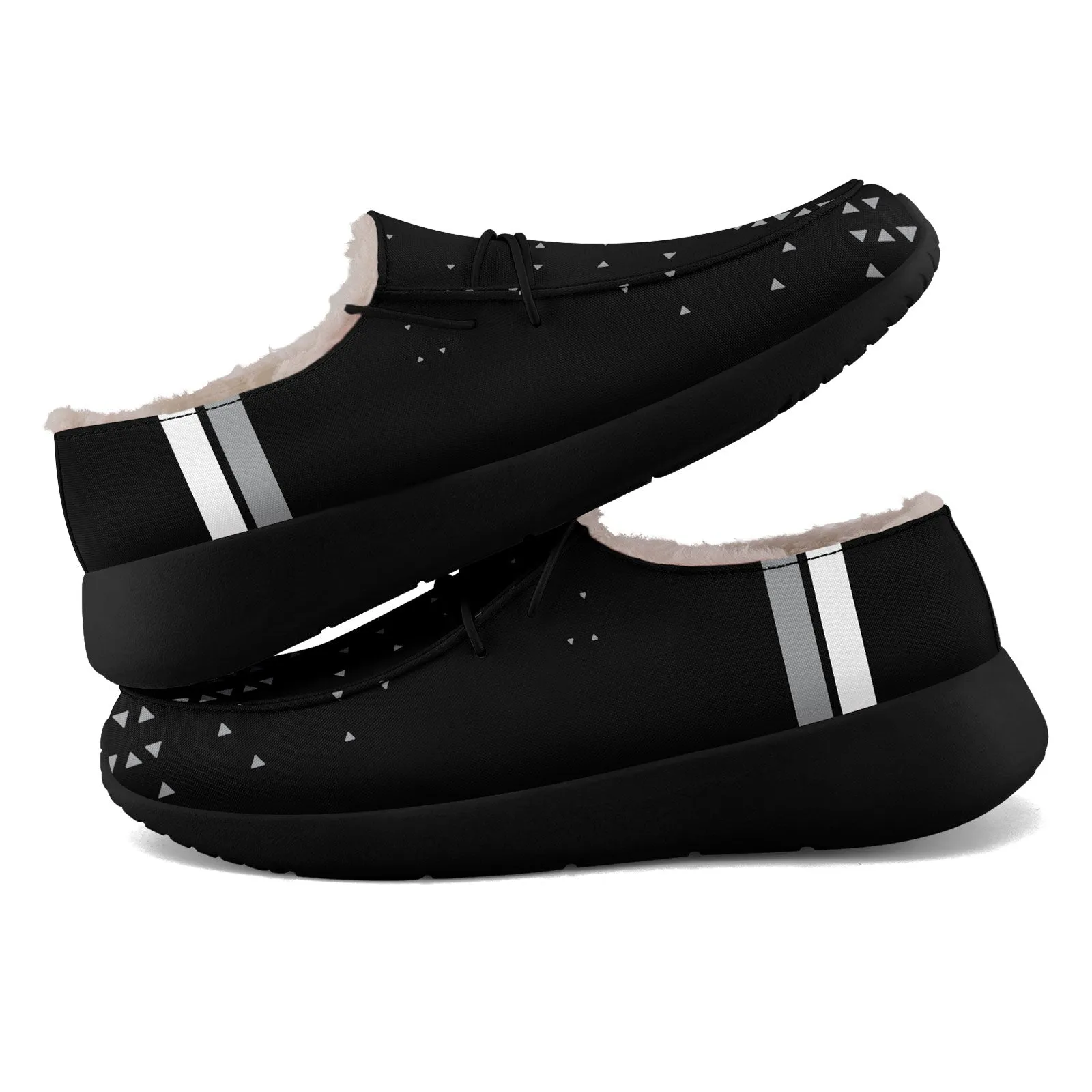 Custom Black Gray Las Vegas Shoes Personalized Sneaker FN042-D020279-20