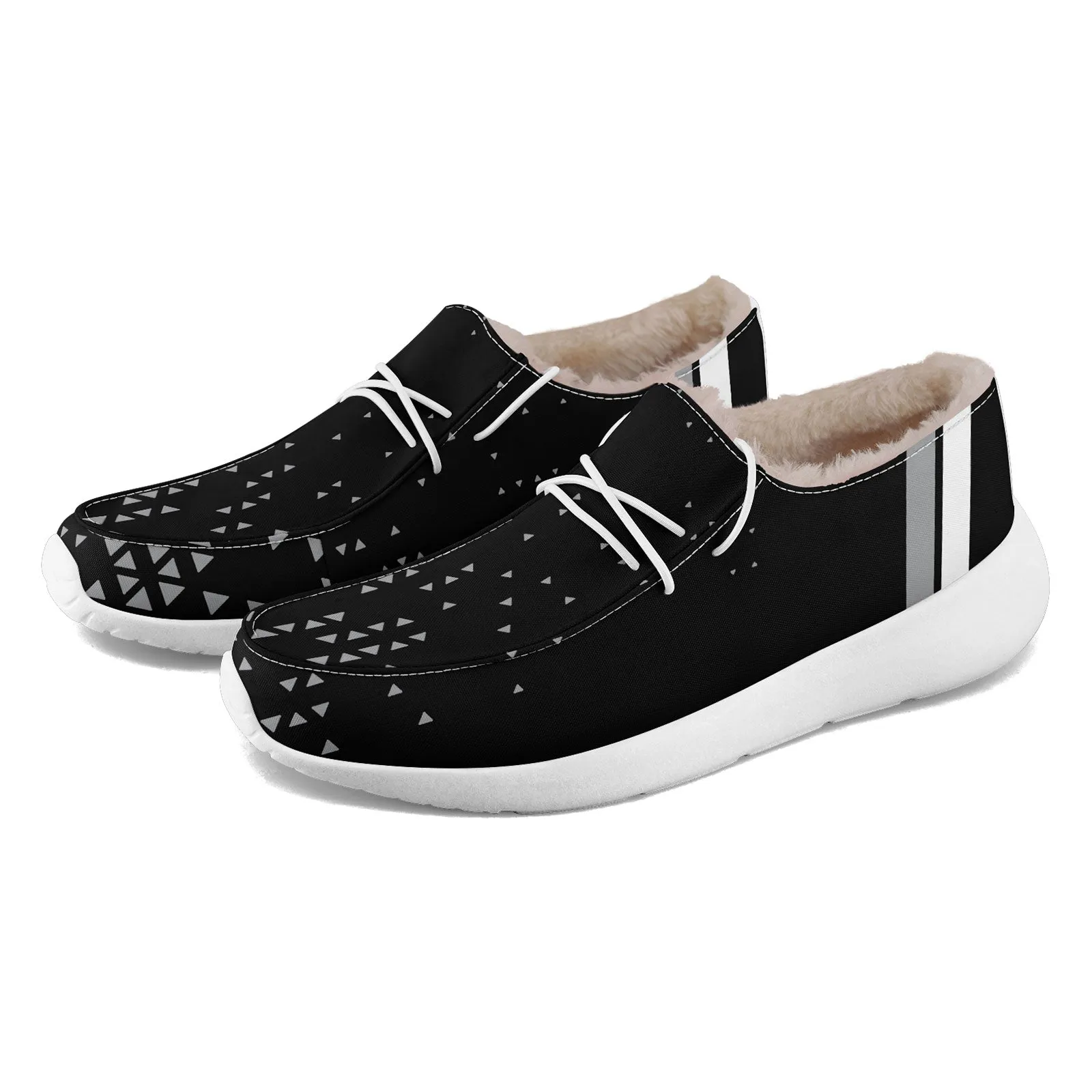 Custom Black Gray Las Vegas Shoes Personalized Sneaker FN042-D020279-20