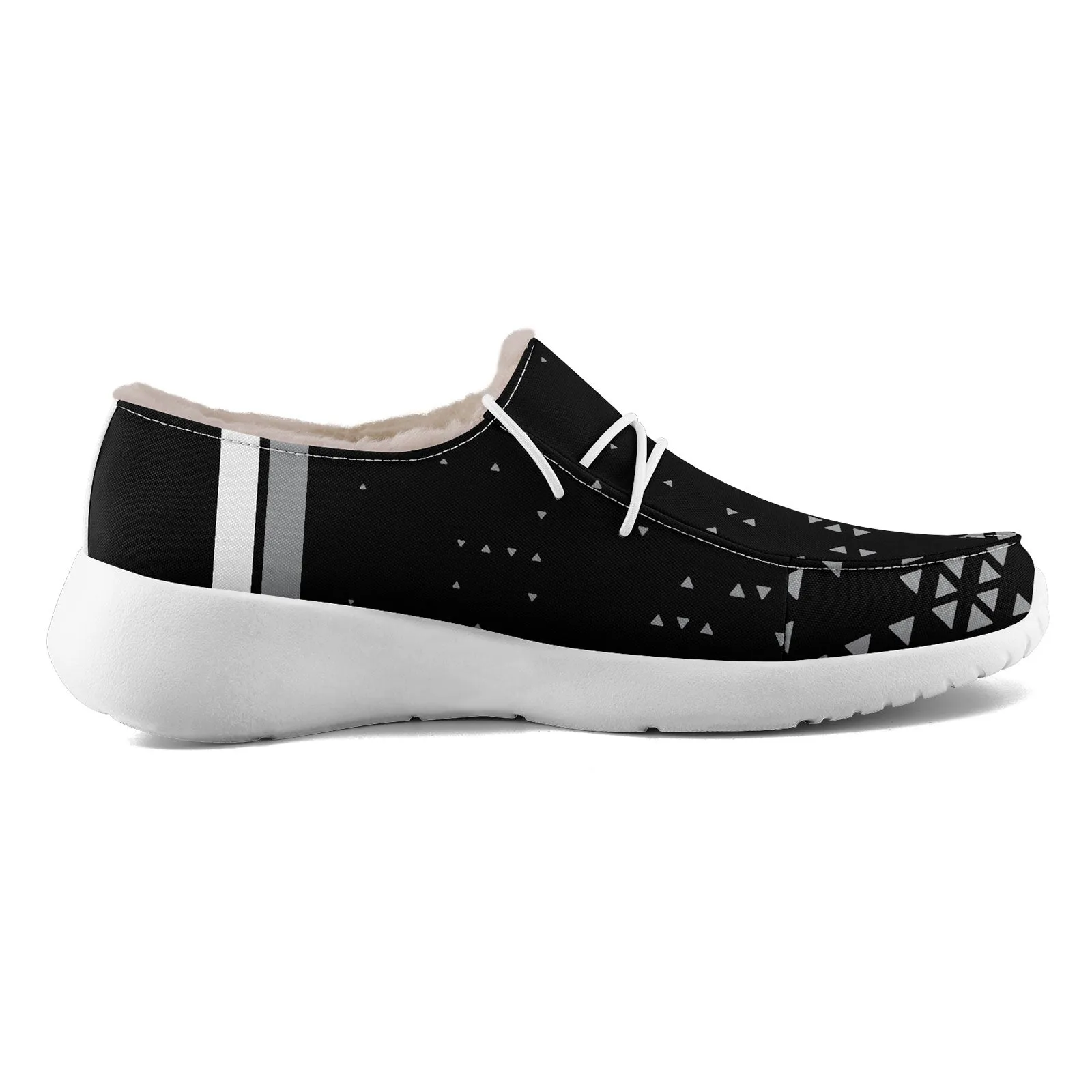 Custom Black Gray Las Vegas Shoes Personalized Sneaker FN042-D020279-20