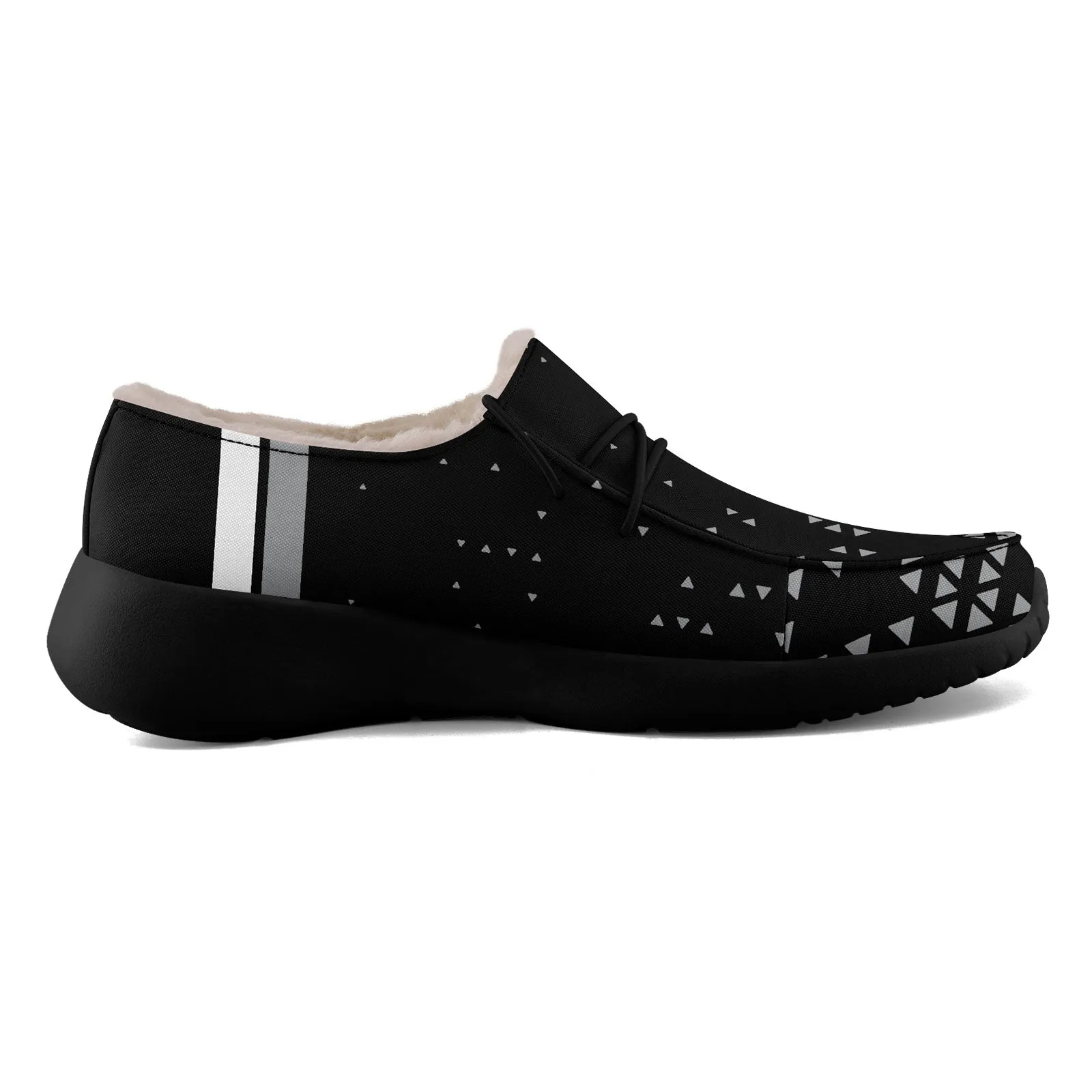 Custom Black Gray Las Vegas Shoes Personalized Sneaker FN042-D020279-20