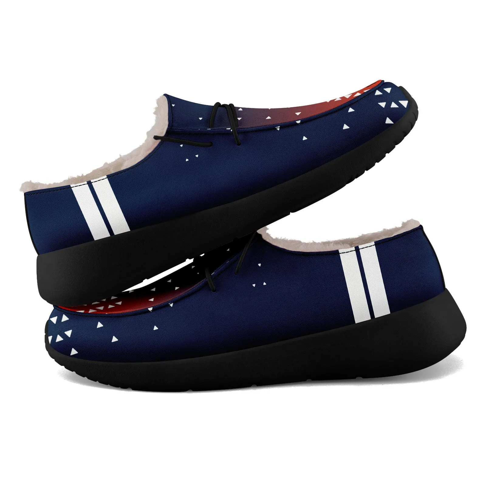 Custom Blue White Denver Shoes Personalized Sneaker FN042-D020279-10