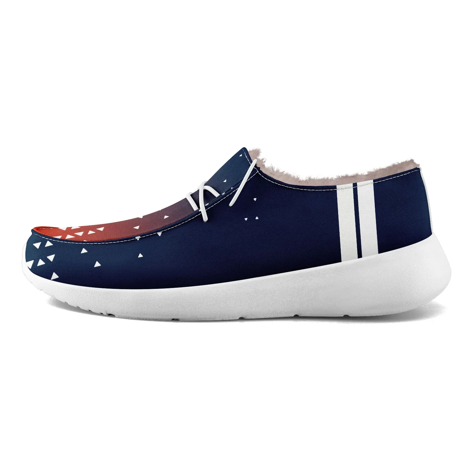 Custom Blue White Denver Shoes Personalized Sneaker FN042-D020279-10