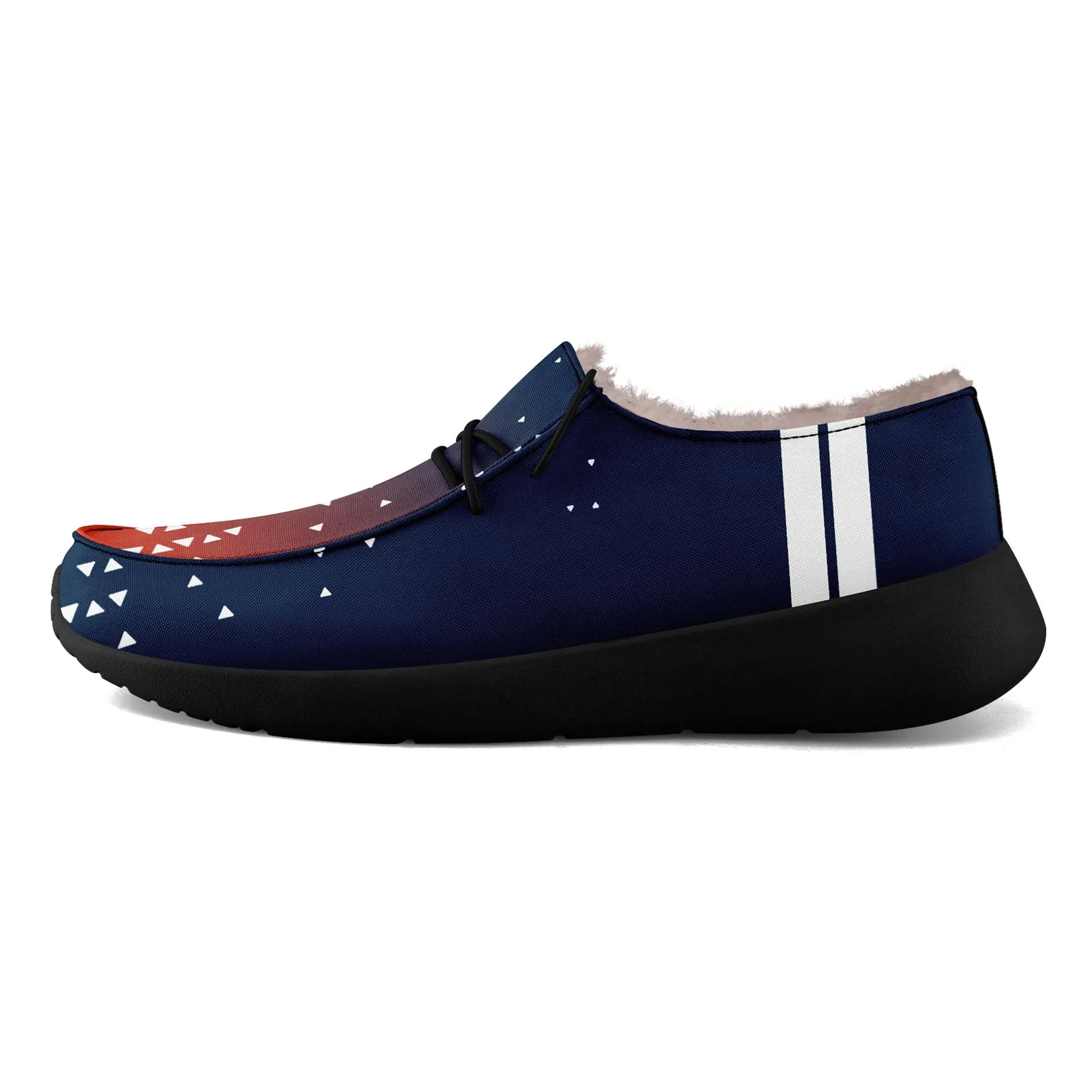 Custom Blue White Denver Shoes Personalized Sneaker FN042-D020279-10