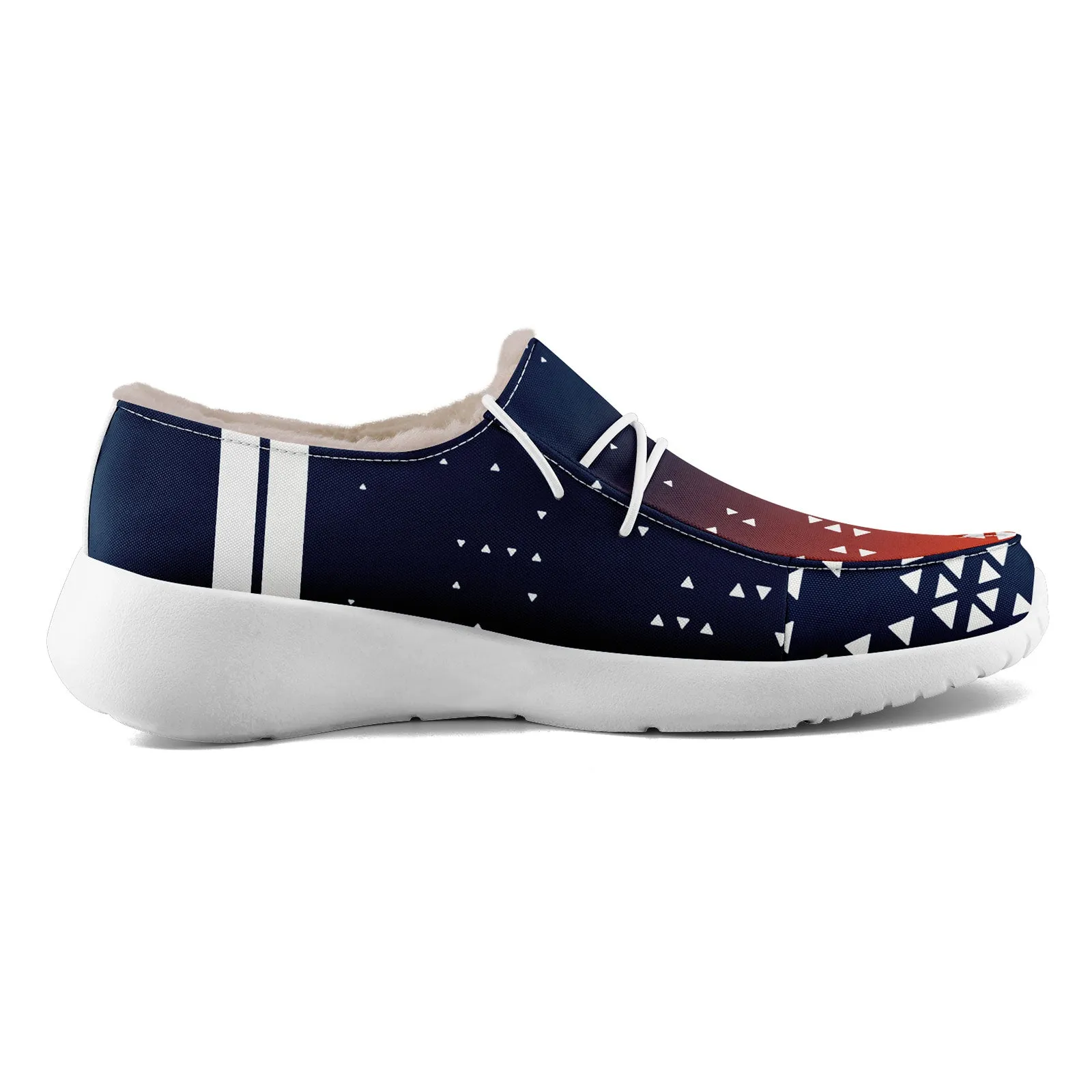Custom Blue White Denver Shoes Personalized Sneaker FN042-D020279-10