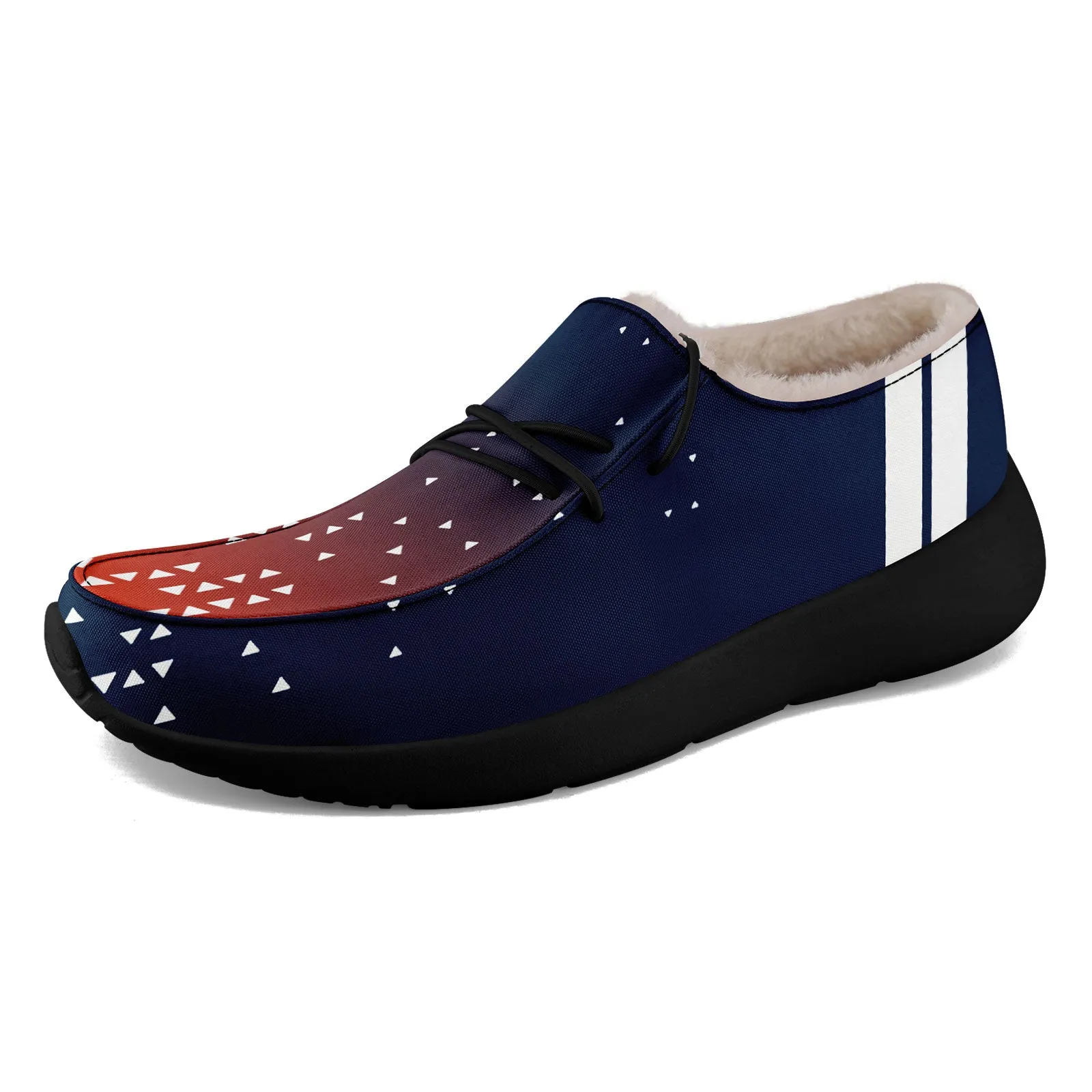 Custom Blue White Denver Shoes Personalized Sneaker FN042-D020279-10