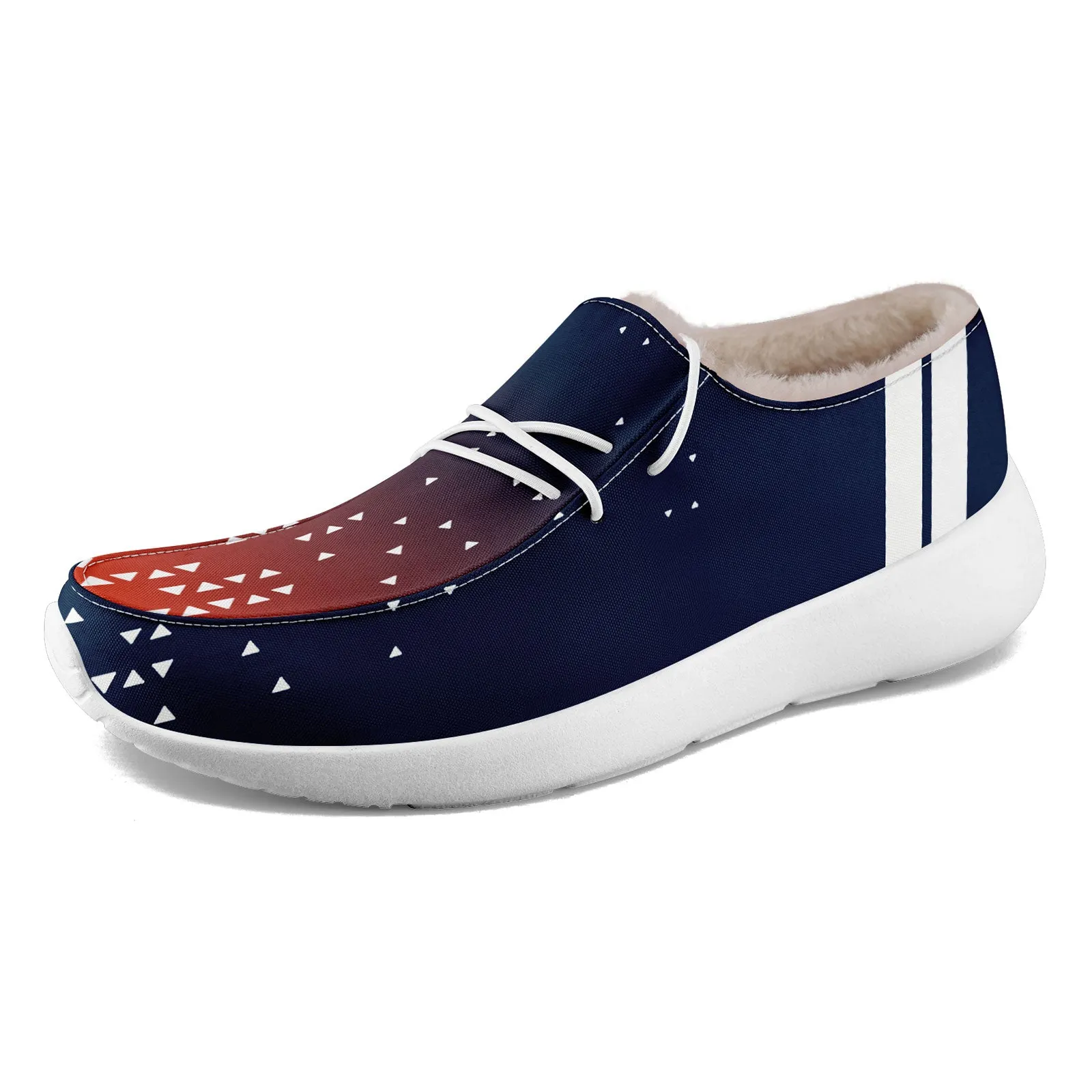 Custom Blue White Denver Shoes Personalized Sneaker FN042-D020279-10