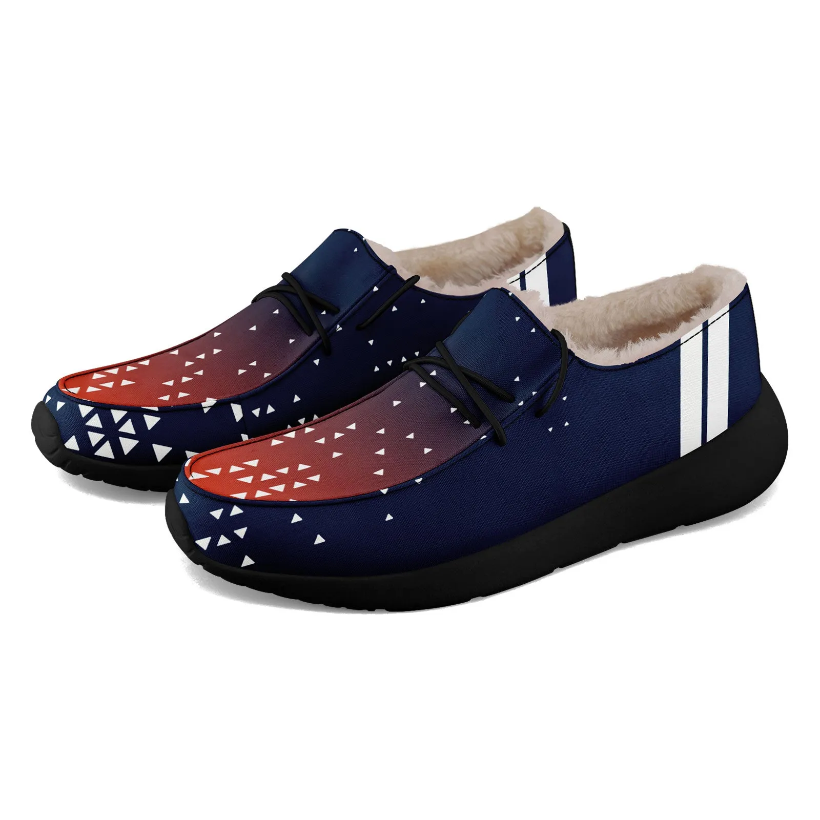 Custom Blue White Denver Shoes Personalized Sneaker FN042-D020279-10