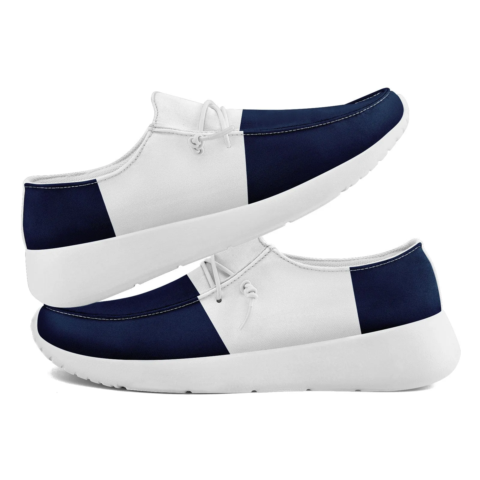 Custom Dallas Blue White Shoes Personalized Sneaker FN018-D020278-9
