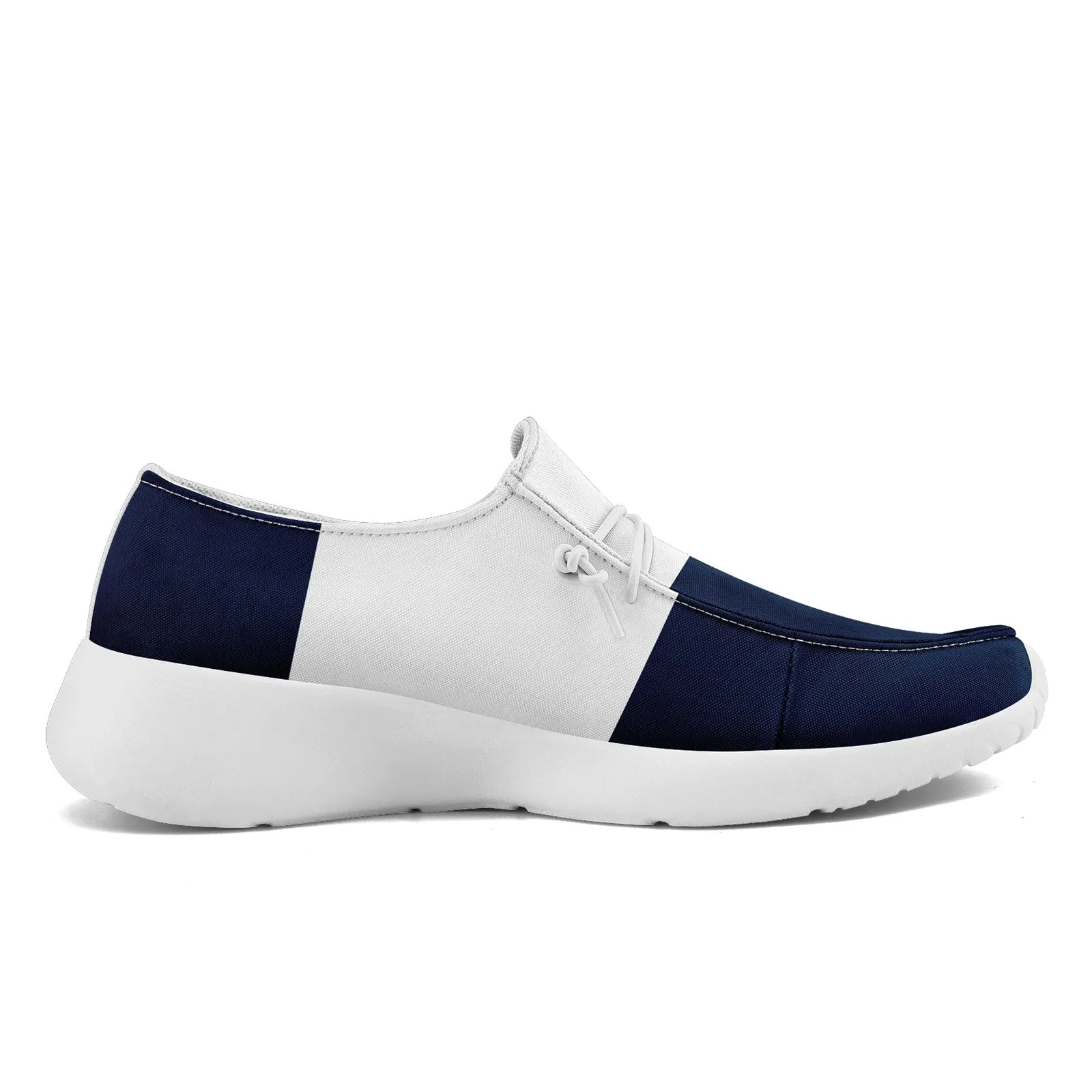 Custom Dallas Blue White Shoes Personalized Sneaker FN018-D020278-9