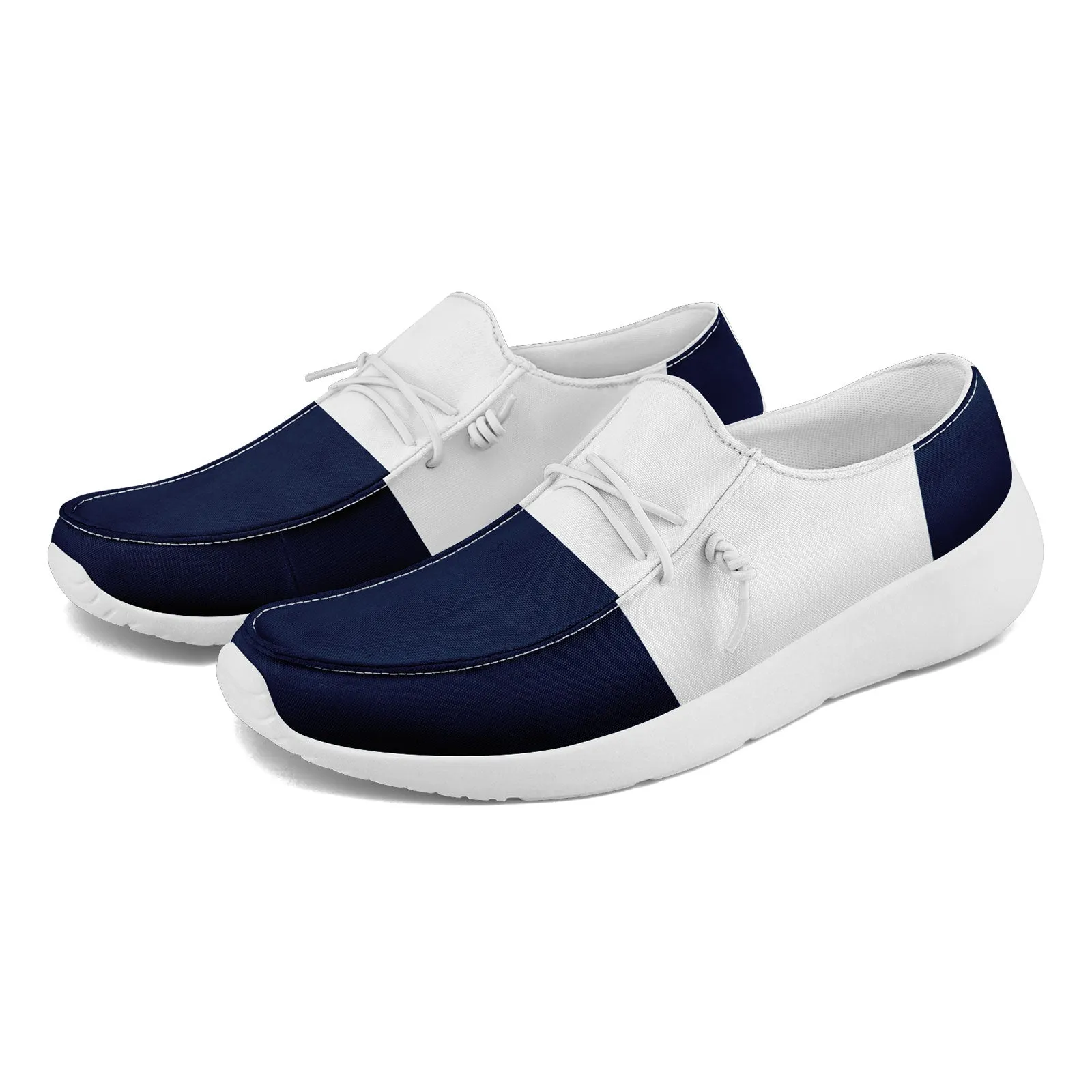 Custom Dallas Blue White Shoes Personalized Sneaker FN018-D020278-9