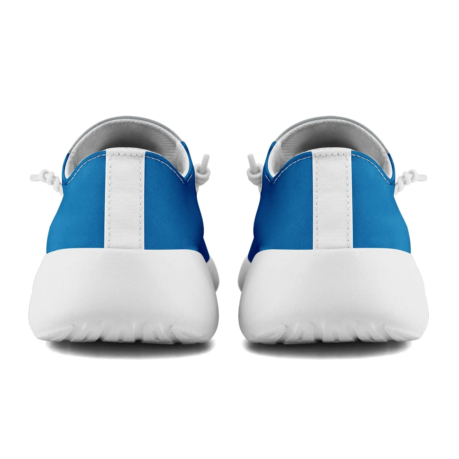 Custom Detroit Blue Gray Shoes Personalized Sneaker FN018-D020278-11