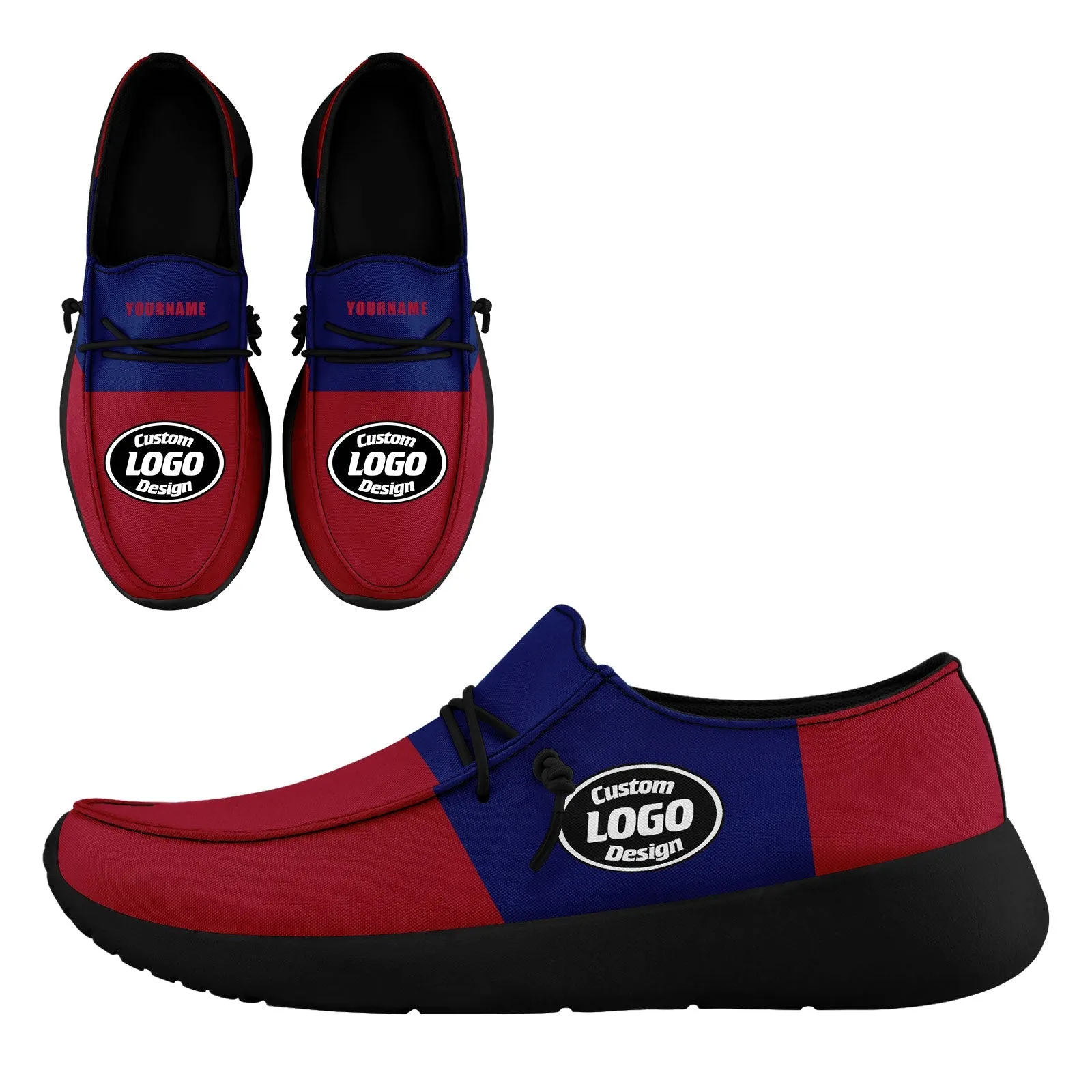 Custom New York Red Blue Shoes Personalized Sneaker FN018-D020278-21 Custom Online