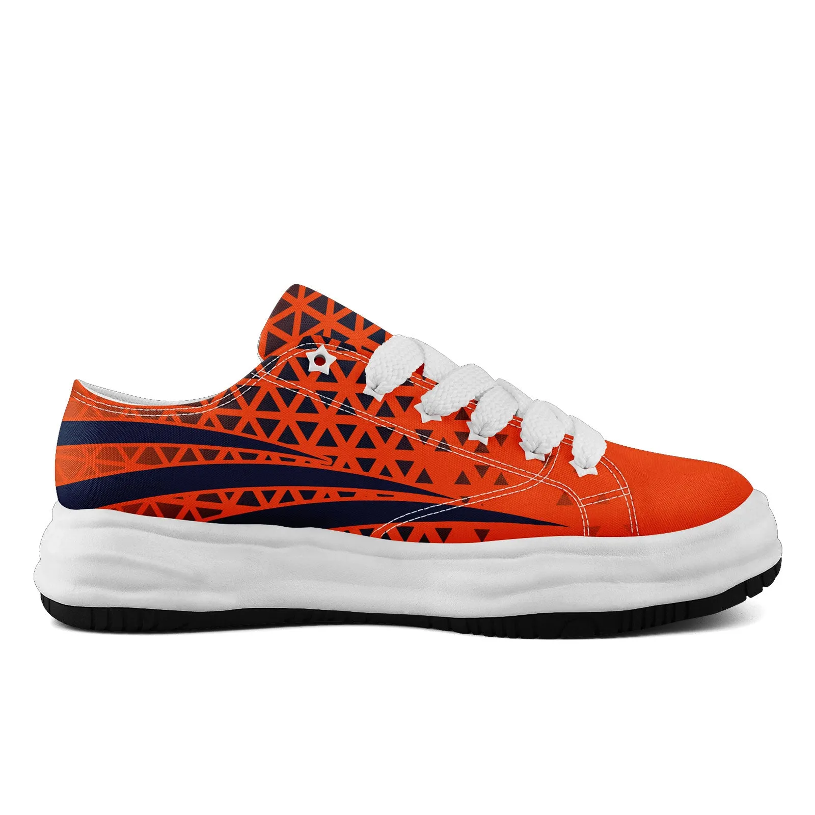 Custom Orange White Colorado Shoes Personalized Sneaker FN038-D023003-10