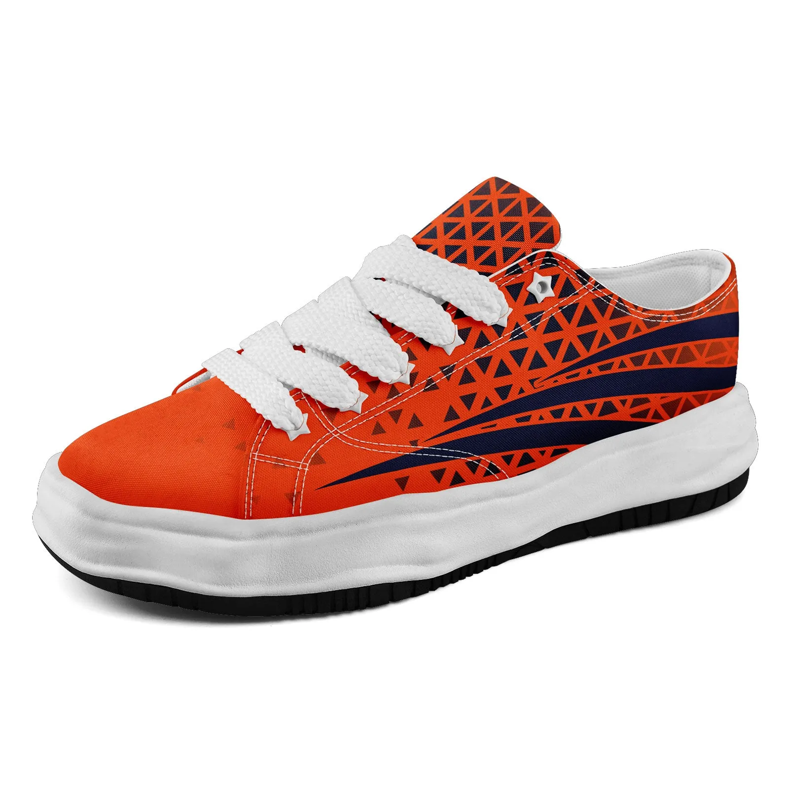 Custom Orange White Colorado Shoes Personalized Sneaker FN038-D023003-10