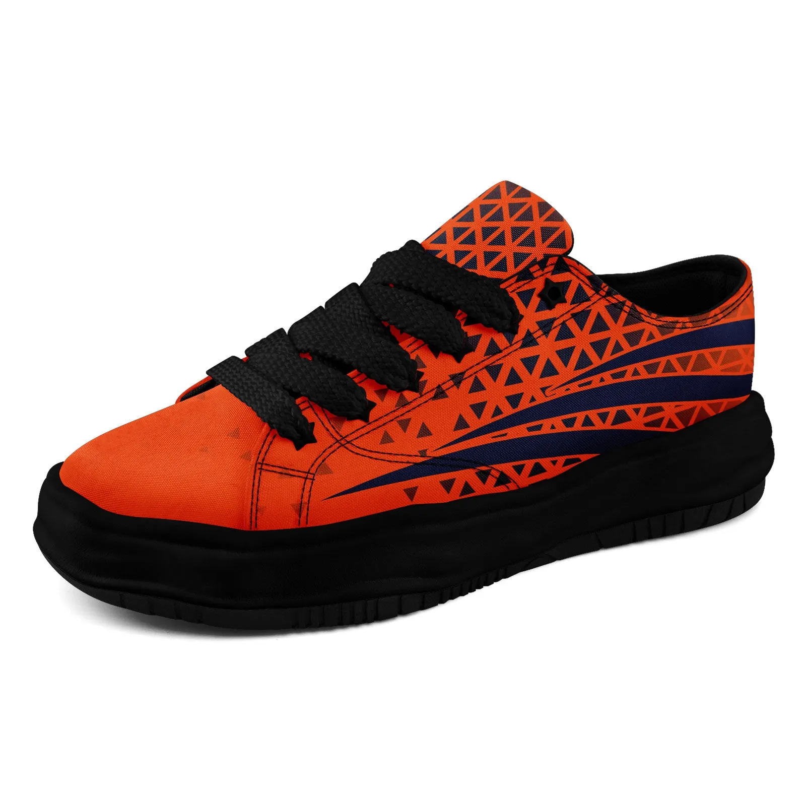 Custom Orange White Colorado Shoes Personalized Sneaker FN038-D023003-10